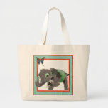 Bolso afortunado del arte del elefante de Lil Bolsas Lienzo