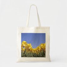 Bolso amarillo de los tulipanes bolsas