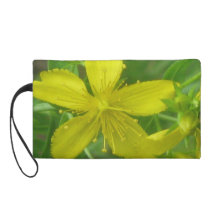 Bolso amarillo del mitón de la flor