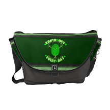 Bolso ambiental del carrito del árbol verde de la  bolsas de mensajeria