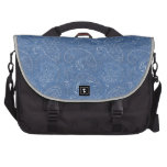 Bolso azul y de plata del ordenador portátil de Pa Bolsa Para Ordenador