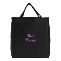 Bolso bordado conejito del duende malicioso bolsa