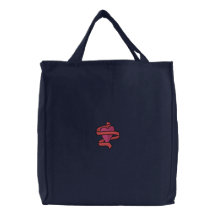 Bolso bordado corazón de la cinta bolsa