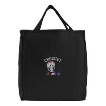 Bolso bordado croquet bolsa de mano bordada