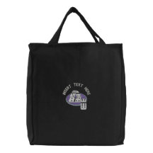 Bolso bordado dominós bolsa bordada