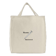 Bolso bordado enfermera bolsas de mano bordadas