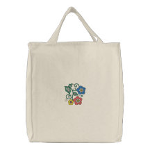 Bolso bordado flor bolsa