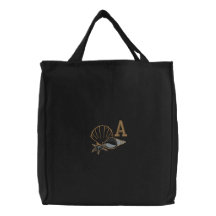 Bolso bordado monograma de la playa bolsas bordadas
