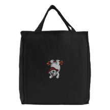 Bolso bordado muñeco de nieve bolsas