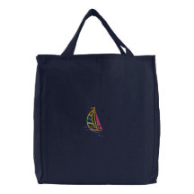 Bolso bordado velero bolsas