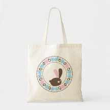 Bolso caprichoso del conejito de pascua bolsa