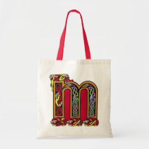 Bolso céltico de la letra "M" - Bolsas