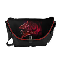 bolso color de rosa de la mariposa bolsa de mensajería
