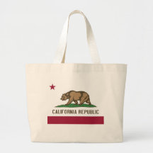 Bolso con la bandera del estado de California - lo Bolsas