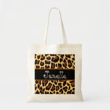 Bolso conocido de encargo del oro y del estampado  bolsa de mano