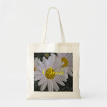 Bolso conocido, flores de la margarita bolsas