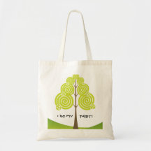 Bolso de Eco TreeTote - hago mi parte - Línea Verd Bolsa