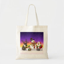 Bolso de la banda de jarro del navidad bolsas de mano