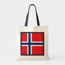 Bolso de la bandera de Noruega Bolsas