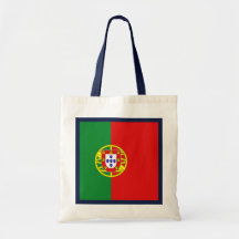 Bolso de la bandera de Portugal Bolsa Lienzo