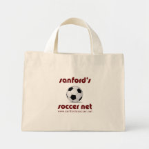 Bolso de la bota del logotipo de la red del fútbol bolsas