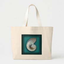 Bolso de la cáscara del nautilus bolsa de mano