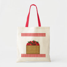 Bolso de la cesta de la fresa bolsa de mano