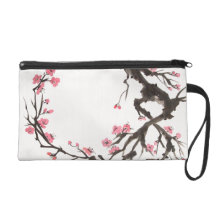 Bolso de la curva del flor del ciruelo