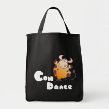 Bolso de la danza de la vaca del bolso el | de la  bolsas de mano