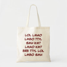 bolso de la diversión del lmao del lol bolsas