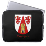 Bolso de la electrónica del escudo de la familia d fundas computadoras