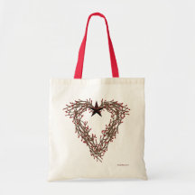 Bolso de la guirnalda del corazón de la baya de la bolsa
