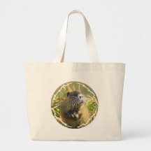 Bolso de la lona de la foto del castor bolsas lienzo