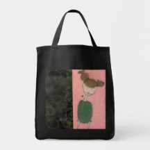 Bolso de la lona del chica del escarabajo bolsas de mano