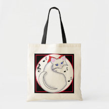 Bolso de la música del gatito de Bianca Toon Bolsa