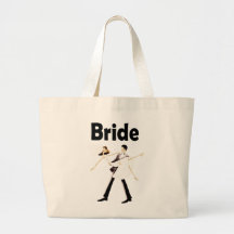 Bolso de la novia con la novia y el novio bolsa