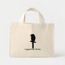 Bolso de la silueta de Shrike del necio Bolsa De Mano