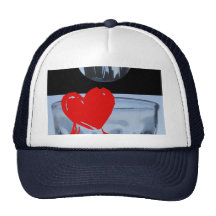 Bolso de la vida del corazón gorras