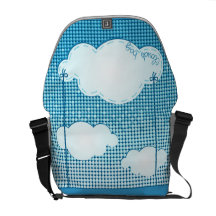 Bolso de las nubes bolsa messenger