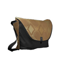 ¡Bolso de los círculos de los ámbares que fluye! bolsas messenger