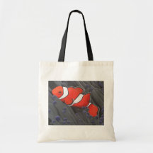 Bolso de los pescados del payaso bolsa de mano