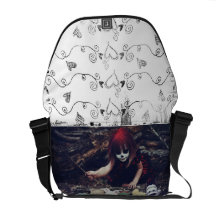 Bolso de Messsenger del cráneo del azúcar Bolsa De Mensajeria