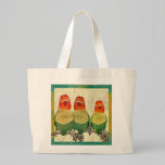 Bolso de oro de los pájaros del amor del vintage bolsas