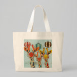 Bolso de tres jirafas que mira a escondidas bolsas
