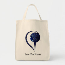 Bolso de ultramarinos del ambiente bolsas de mano