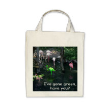Bolso de ultramarinos verde del flamenco bolsa de mano