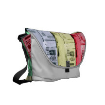 bolso del arte pop del teléfono de pago de la call bolsa de mensajeria 