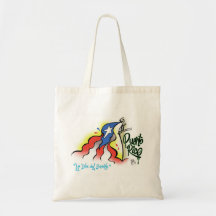 Bolso del bandera del bonita de Sabor Boricua "MI" Bolsas De Mano