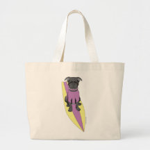 Bolso del barro amasado que practica surf (rosa/am bolsas de mano