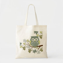 Bolso del búho del árbol de la polca bolsa